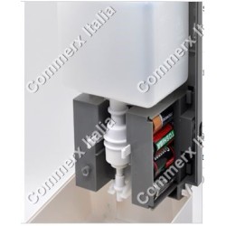 Dosatore automatico a muro di Gel/Sapone/Liquidi + Luce Battericida UV-c libera installazione ml.1000 CE a pile o 220v