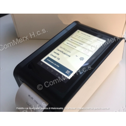 Scanner GreenPass da banco con batteria e stampante App. VerificaC19 preinstallata CE